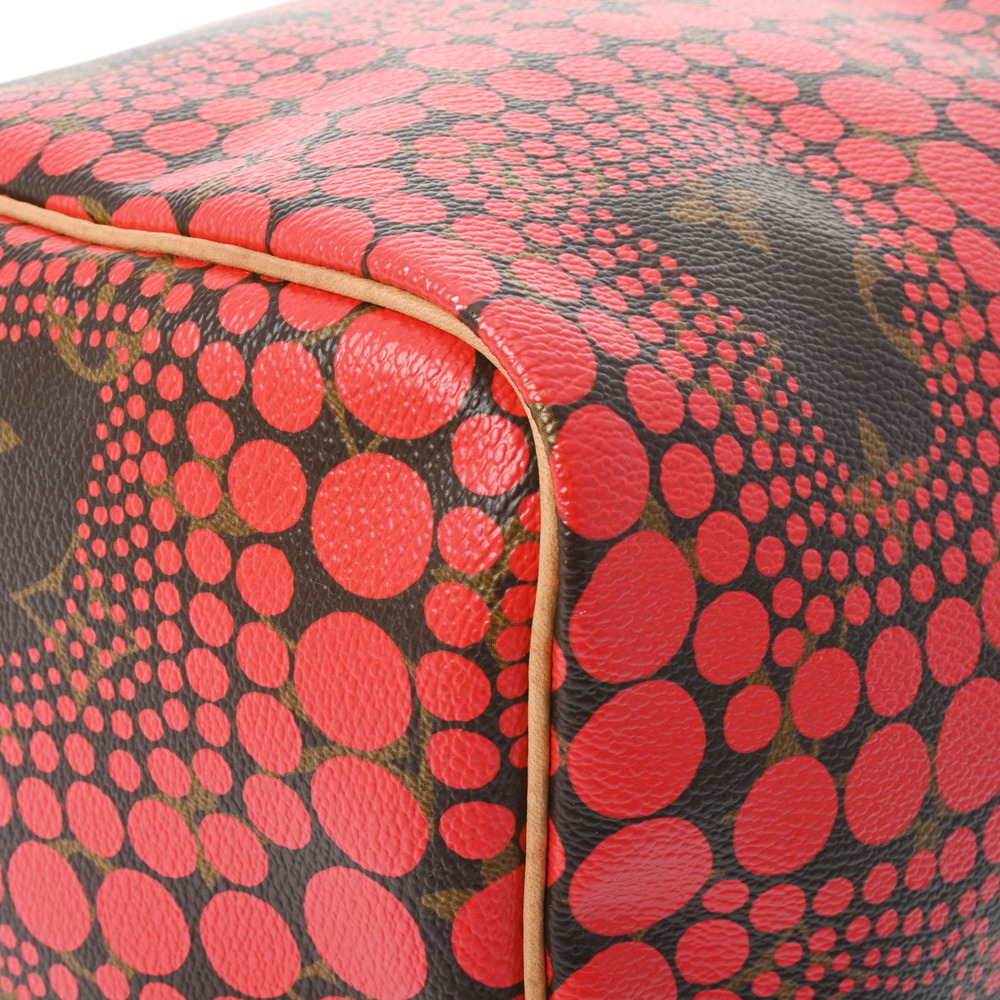Louis Vuitton Monogram Town Speedy Rouge Leather Handbag - Picture 6 of 11